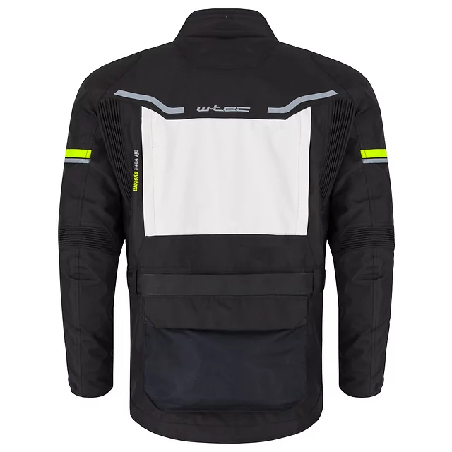 W-TEC Warao Motorradjacke - schwarz-fluo