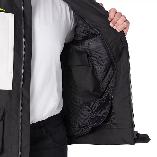 W-TEC Warao Motorradjacke - schwarz-fluo