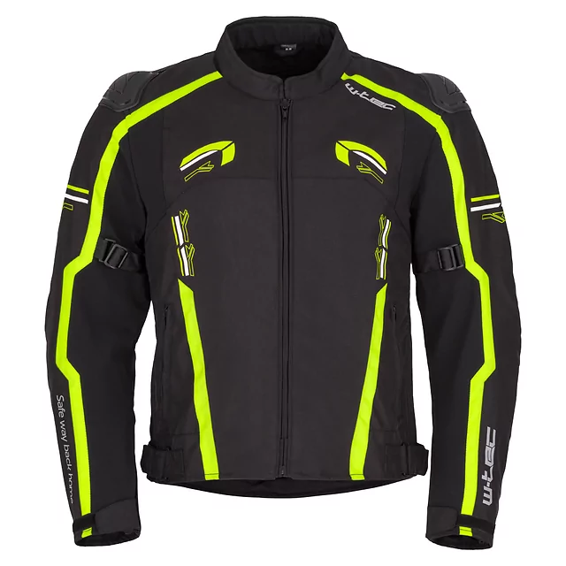 W-TEC Tonkawo Motorradjacke - schwarz-fluo