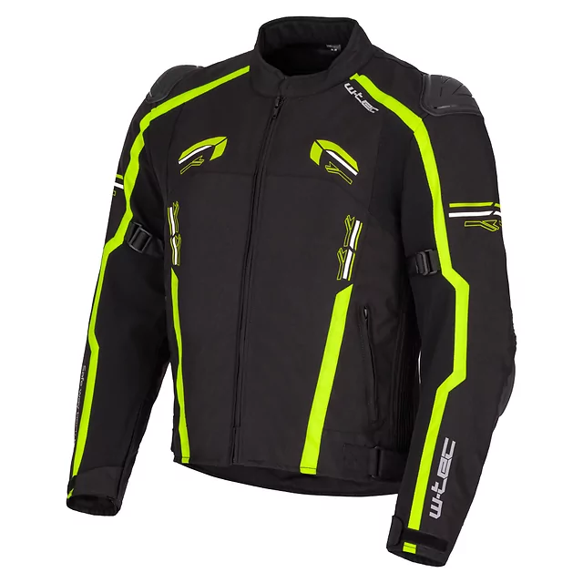 W-TEC Tonkawo Motorradjacke - schwarz-fluo