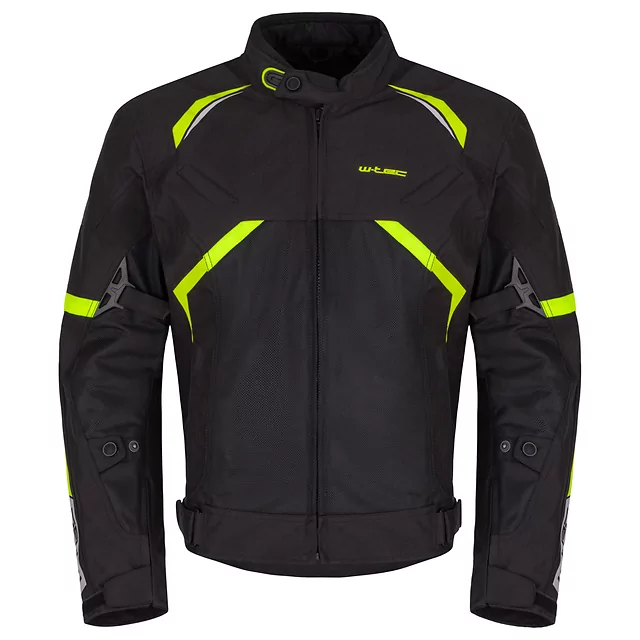 W-TEC Timuco Sommer-Moto-Jacke - schwarz-fluo