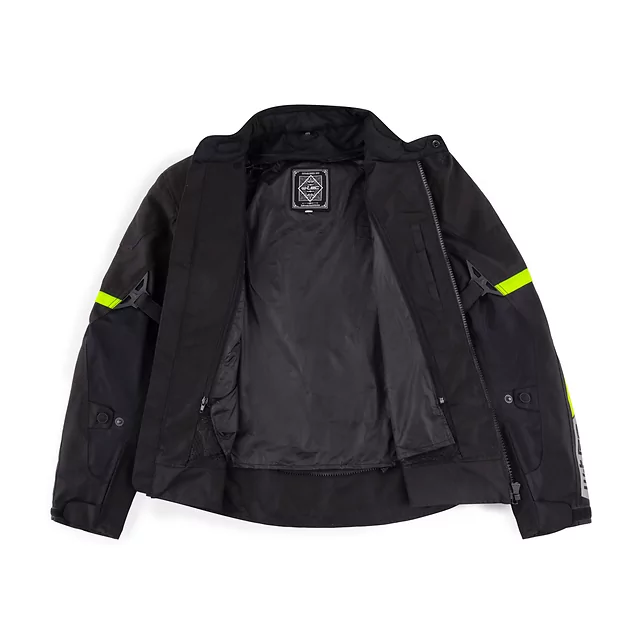 W-TEC Timuco Sommer-Moto-Jacke - schwarz-fluo