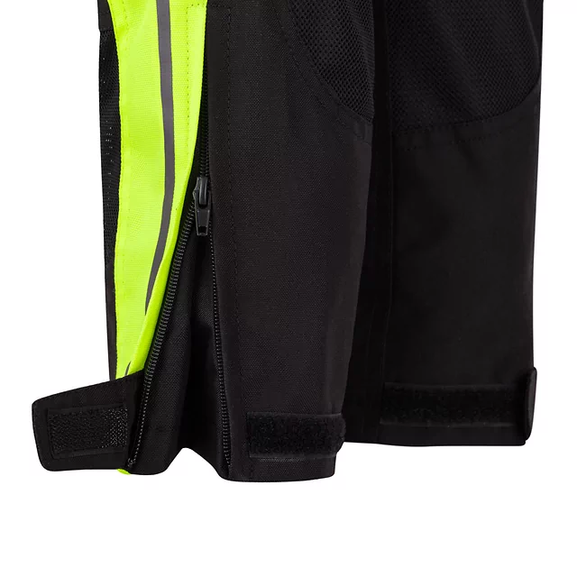 W-TEC Pinapoco Kinder Motorradhosen zum Mitwachsen - schwarz-fluo