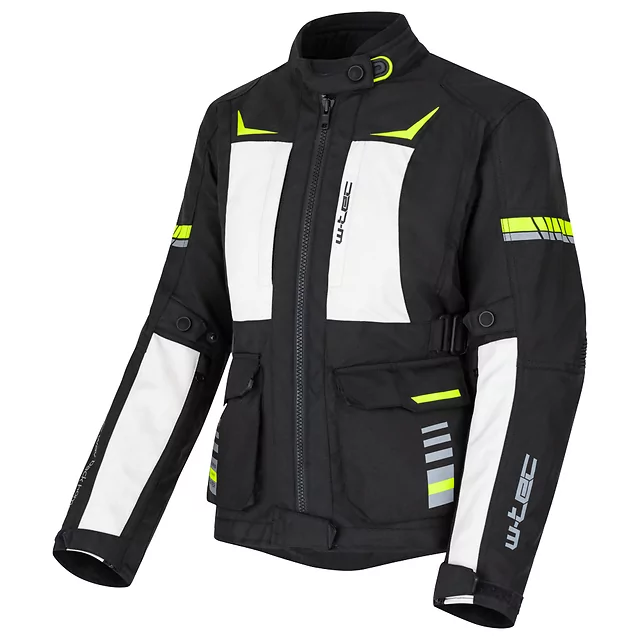W-TEC Warao Lady Moto Jacke - schwarz-fluo