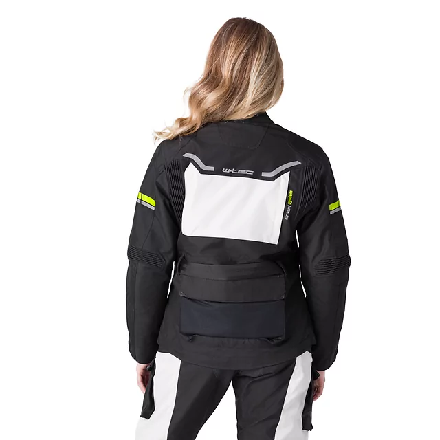 W-TEC Warao Lady Moto Jacke - schwarz-fluo