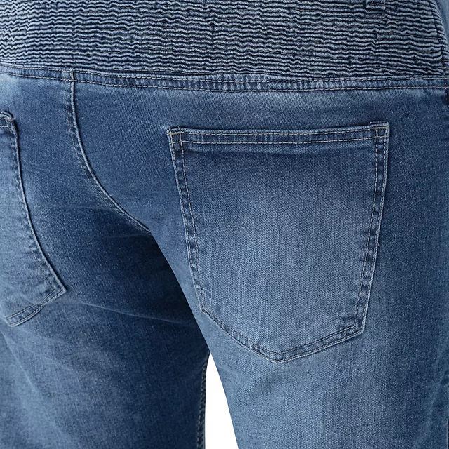 Herren-Moto-Jeans W-TEC Arikaro - schwarz