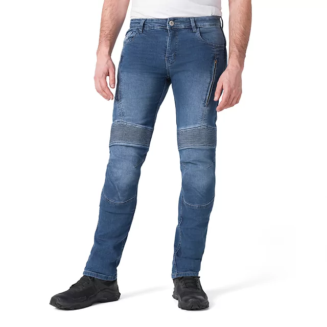 Herren-Moto-Jeans W-TEC Arikaro - schwarz