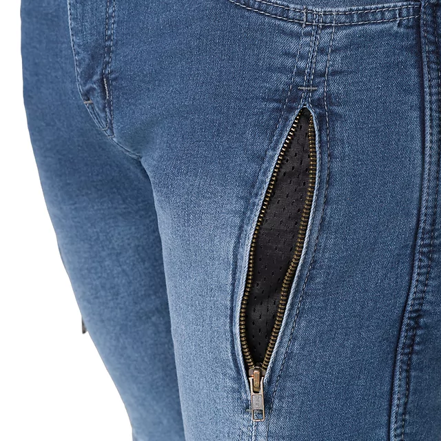 Herren-Moto-Jeans W-TEC Arikaro - schwarz