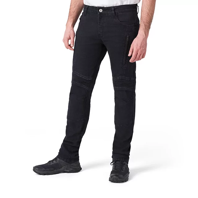 Herren-Moto-Jeans W-TEC Arikaro - schwarz