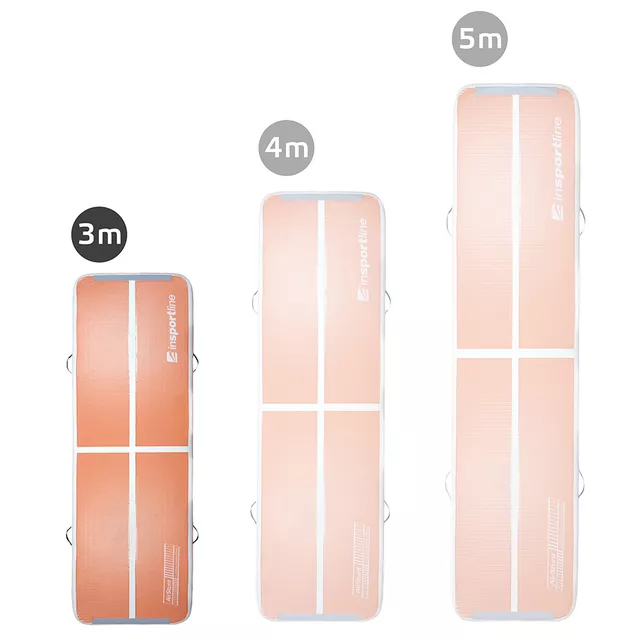 Airtrack inSPORTline Airstunt 300x100x10 cm Mocha Mousse