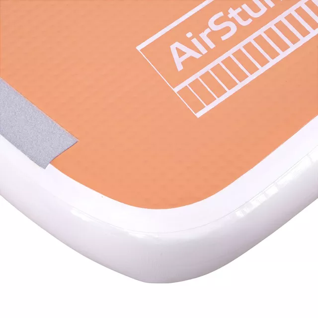 Airtrack inSPORTline Airstunt 400x100x10 cm Mocha Mousse mit Handpumpe