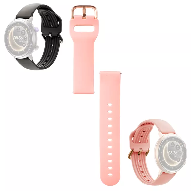 Ersatzarmband für inSPORTline Manzon und Brosel Smartwatches, rosa