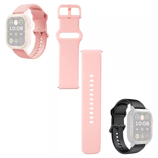 Ersatzarmband für inSPORTline Gradana und Melagra Smartwatches, rosa