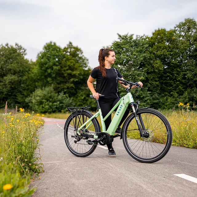 Trekking-Elektrofahrrad Levit Columba Bosch Perf. 625 28" - Modell 2024 - Matt Minze