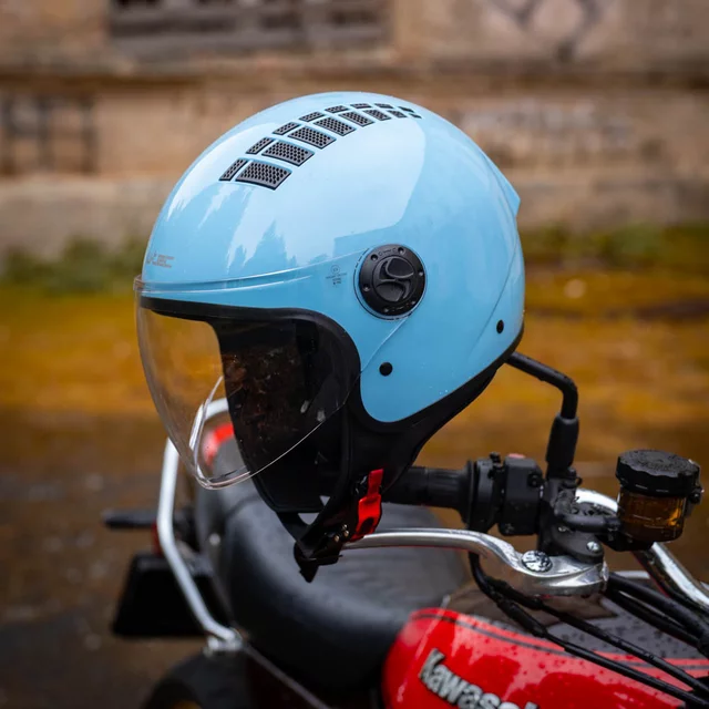 W-TEC Baraldo Celeste Open Helm
