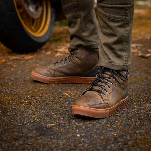 W-TEC Fred Motorradstiefel - středomořská hnědá