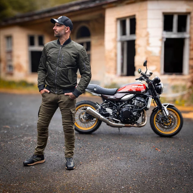 W-TEC Caravago Motorradjacke - grün