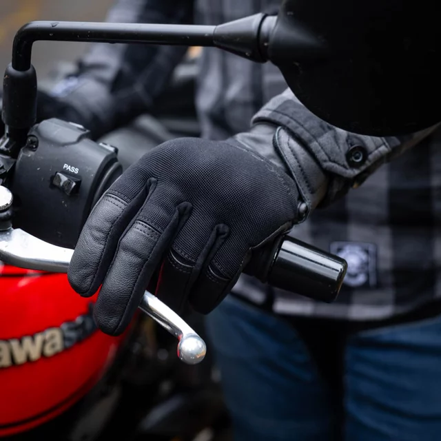 W-TEC Struge Motorradhandschuhe - schwarz