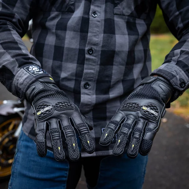 W-TEC Kosor Motorradhandschuhe - schwarz