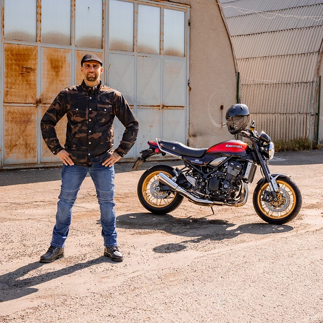 Herren-Moto-Jeans BOS Micas