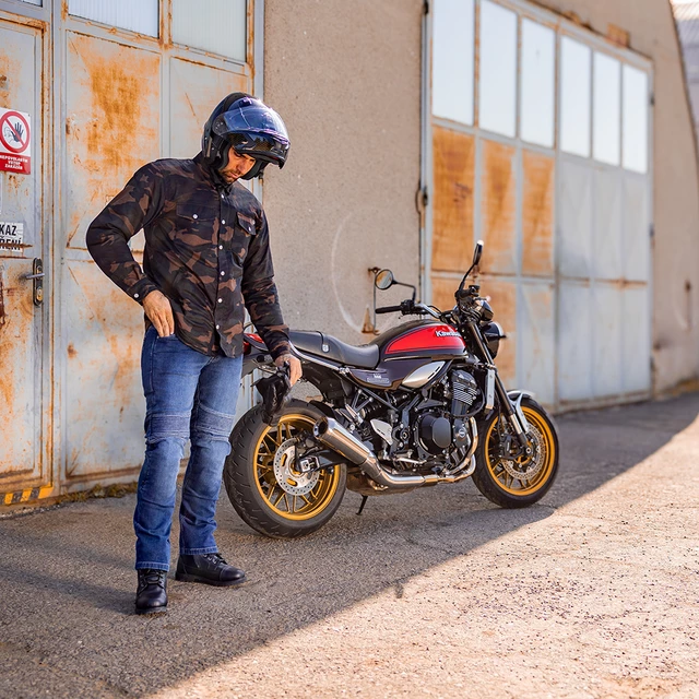 Herren-Moto-Jeans BOS Micas