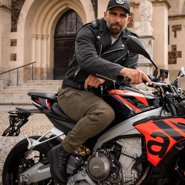 W-TEC Benga Motorradstiefel - schwarz