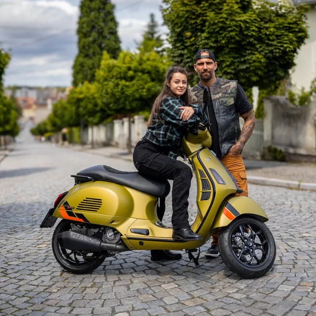 Motorradweste W-TEC Black Heart Regimento - tmavě šedá-kamufláž