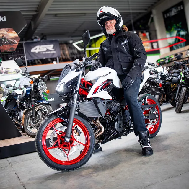 W-TEC Nykolas Motorradjacke - schwarz