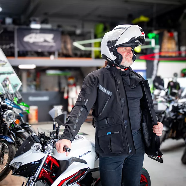 W-TEC Nykolas Motorradjacke - schwarz