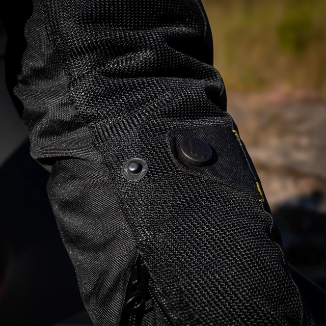 W-TEC Tosheck Herren Sommer Moto Jacke - schwarz-gelb