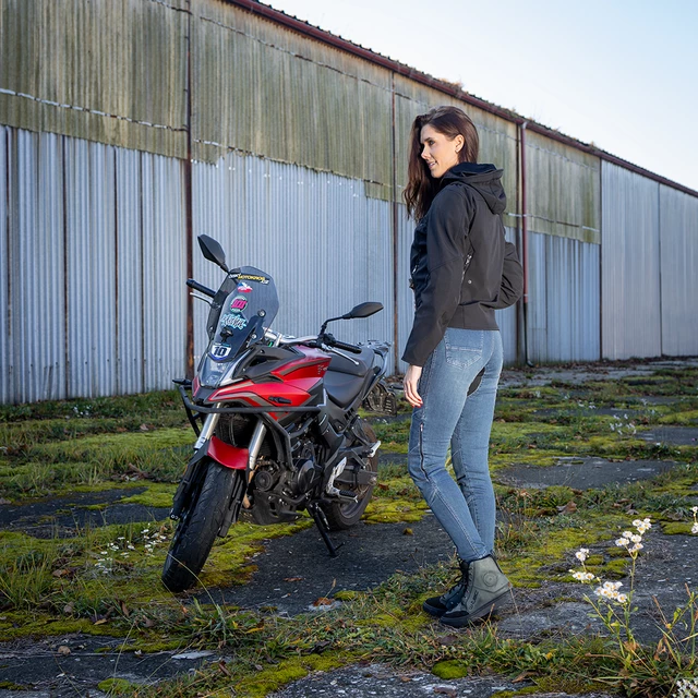 W-TEC Dynetis Damen-Moto-Jeans - blau