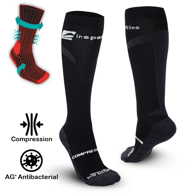 Kompressionsstrümpfe inSPORTline Compleano AG+ - schwarz