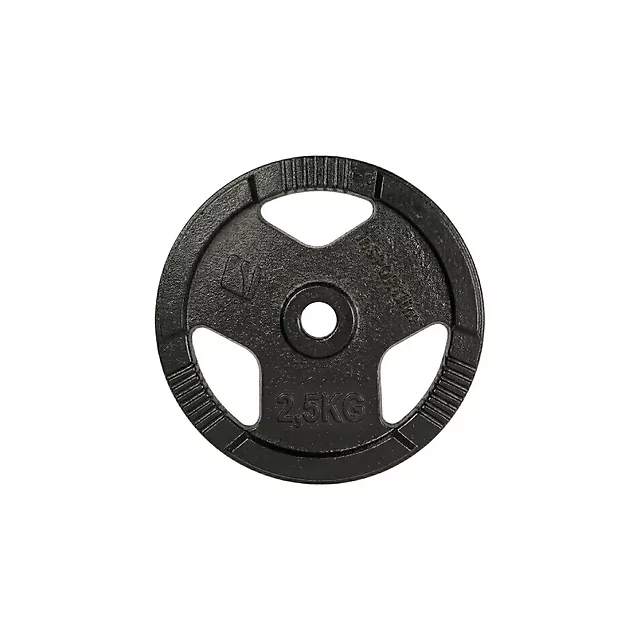 Gusseisenscheibe inSPORTline Hamerton Schwarz 2,5 kg 30 mm