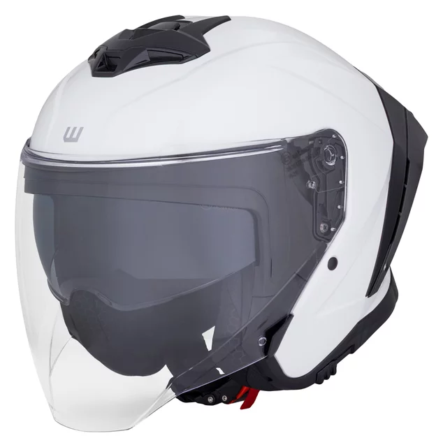 W-TEC Voltik Motorrad-Helm - weiß glänzend - weiß glänzend