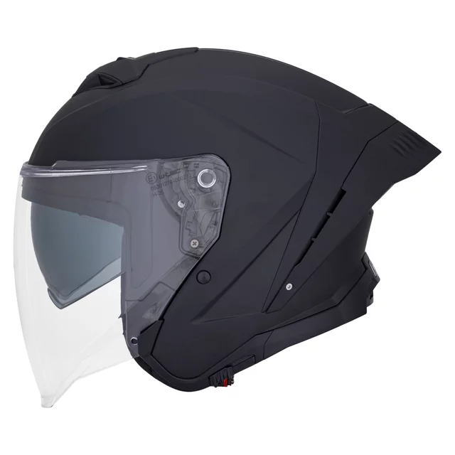 W-TEC Voltik Motorrad-Helm - weiß glänzend