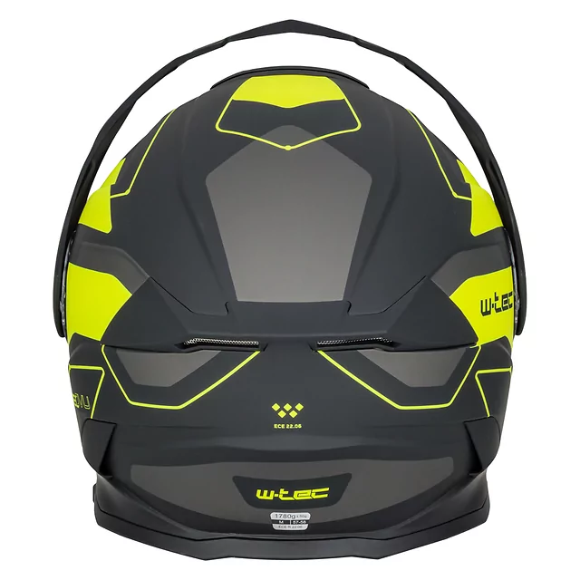 W-TEC Neovu Graphic 3in1 klappbarer Motorradhelm - černo-červená