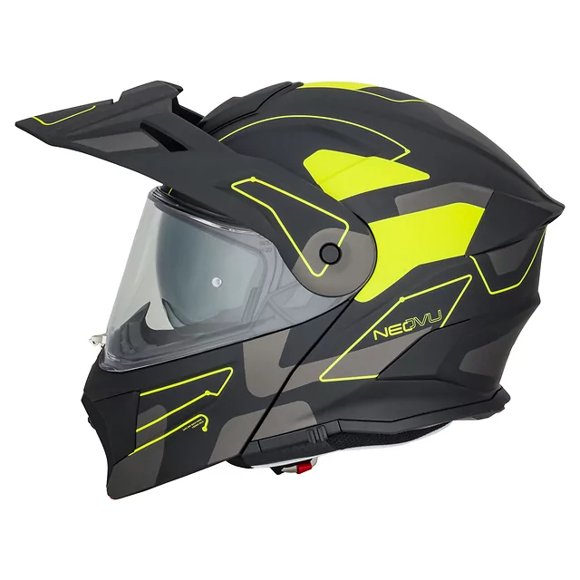 W-TEC Neovu Graphic 3in1 klappbarer Motorradhelm - černo-červená