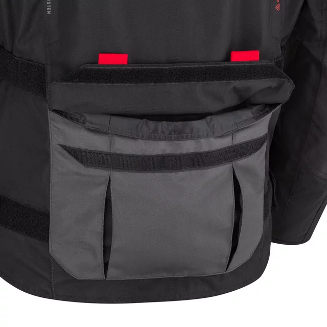 W-TEC Xeniaq Motorradjacke für Herren - schwarz-grau
