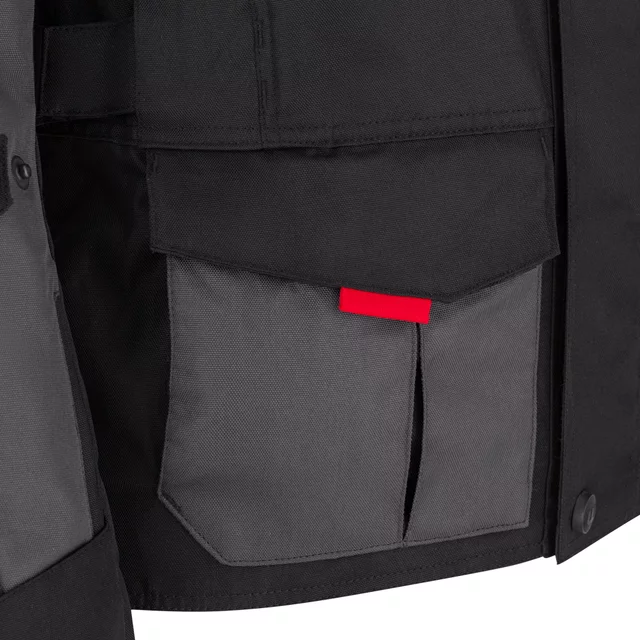 W-TEC Xeniaq Motorradjacke für Herren - schwarz-grau