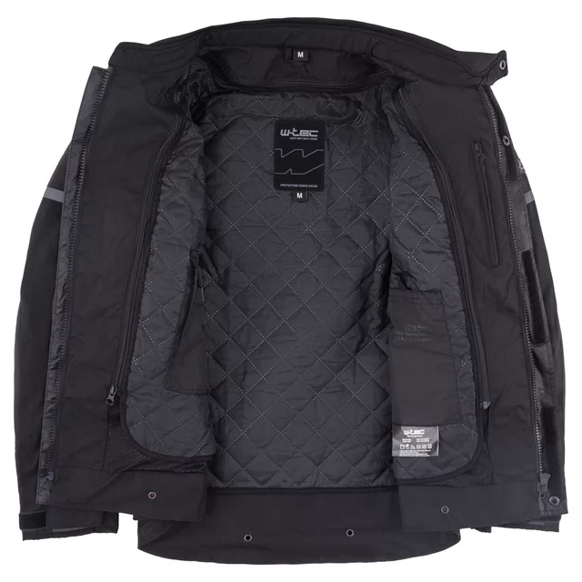 W-TEC Xeniaq Motorradjacke für Herren - schwarz-grau
