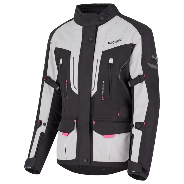 W-TEC Xenia Motorradjacke für Damen - schwarz-grau