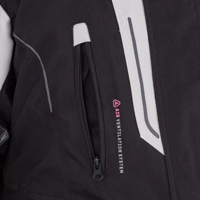 W-TEC Xenia Motorradjacke für Damen - schwarz-grau