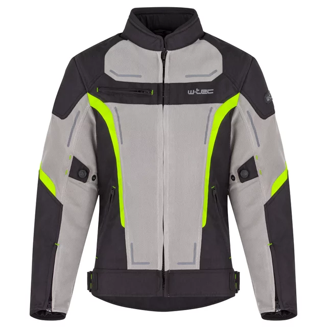W-TEC Mirelia Damen Sommer Moto Jacke - Schwarz-Grau-Rosa