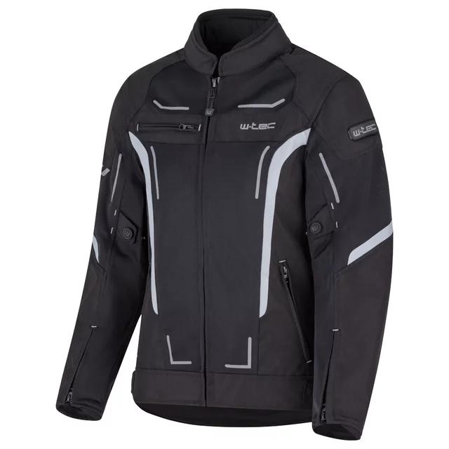 W-TEC Mirelia Damen Sommer Moto Jacke - Schwarz-Grau-Rosa