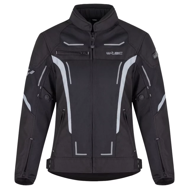 W-TEC Mirelia Damen Sommer Moto Jacke - Schwarz-Grau-Rosa
