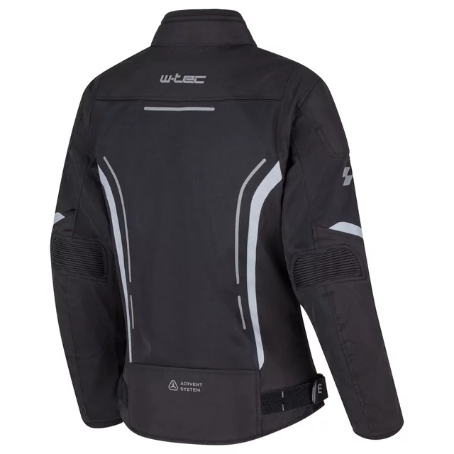 W-TEC Mirelia Damen Sommer Moto Jacke - Schwarz-Grau-Rosa