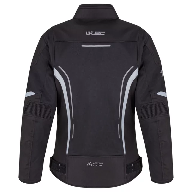 W-TEC Mirelia Damen Sommer Moto Jacke - Schwarz-Grau-Rosa