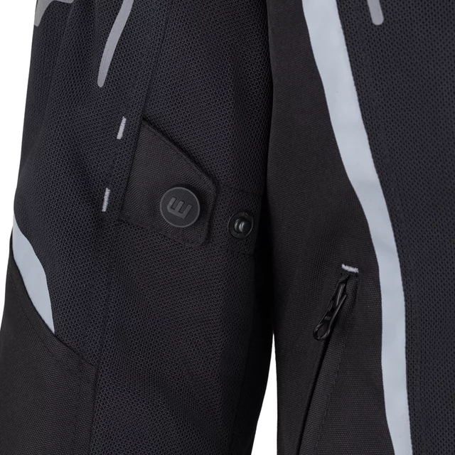 W-TEC Mirelia Damen Sommer Moto Jacke - Schwarz-Grau-Rosa