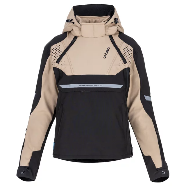 W-TEC Annorack Lady Softshell-Motorradjacke für Damen - schwarz-rosa