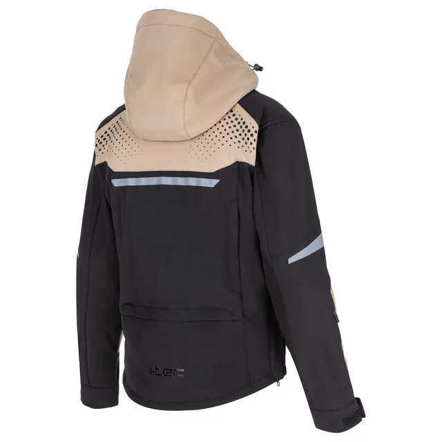 W-TEC Annorack Lady Softshell-Motorradjacke für Damen - schwarz-rosa